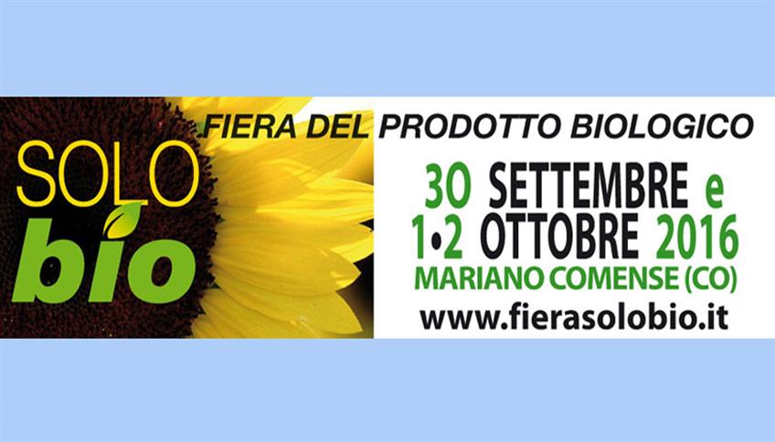 Fiera Solo Bio - edizione 2016 Fiera Solo Bio - edizione 2016